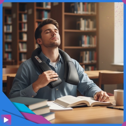 Masażer Karku Shiatsu do Pleców Ciała Szyi Podgrzewany Mocny i Wytrzymały