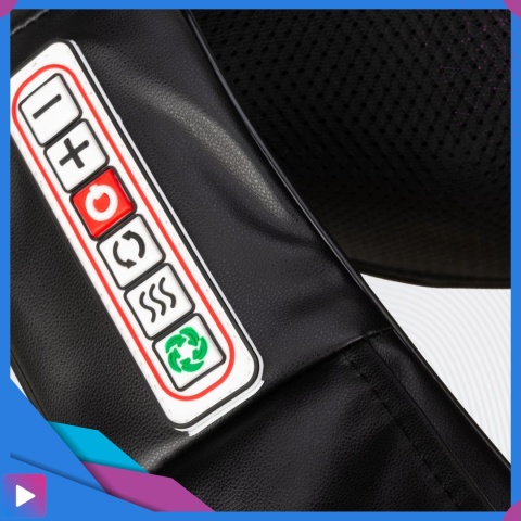 Masażer Karku Shiatsu do Pleców Ciała Szyi Podgrzewany Mocny i Wytrzymały