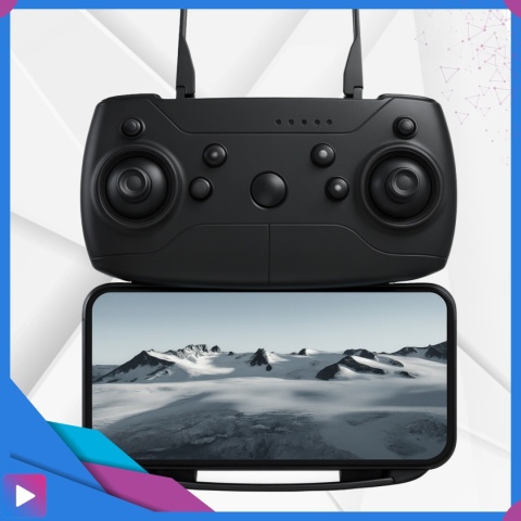 Dron z Kamerą 2 Baterie Zasięg 300m Aplikacja Walizka 1 Kamera ASATO®