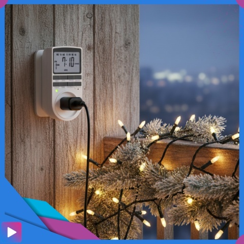 Programator Czasowy do Gniazdka Gniazdkowy LCD 10 Programów Bateria ASATO®