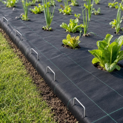 Szpilki do agrowłókniny ASATO® 15x7 cm 100 szt. stal ocynkowana mocne kotwy typu U