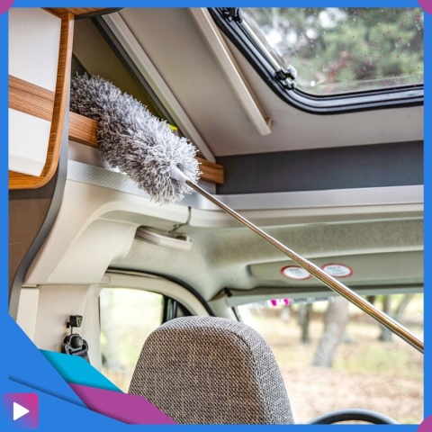 Teleskopowa Szczotka Do Kurzu Zestaw 5w1 240 cm