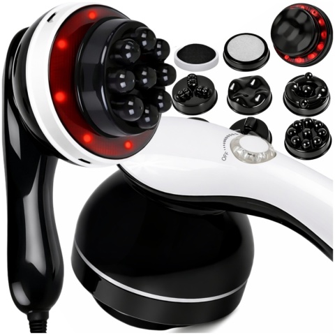 ASATO® Masażer Do Ciała Antycellulitowy 9w1 Body Spa Na Podczerwień 8 Końcówek 28W