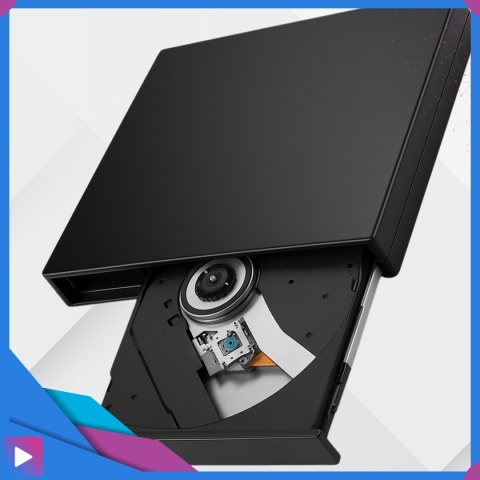 Zewnętrzna Napęd Odtwarzacz Nagrywarka DVD CD USB 2.0 ASATO® do laptopa komputera Windows Mac Linux